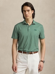 Ralph Lauren RLX Green Airflow Knit Polo Shirt - Imagen 1 de 5
