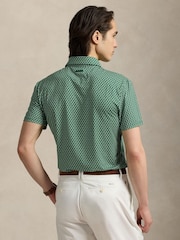 Ralph Lauren RLX Green Airflow Knit Polo Shirt - Imagen 2 de 5