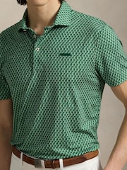 Ralph Lauren RLX Green Airflow Knit Polo Shirt - Imagen 4 de 5