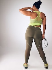 Victoria's Secret Desert Cactus Green Elevate™ Chroma Contours Leggings - Image 3 of 3