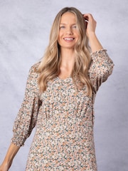 Lakeland Clothing Luella Floral Print Midi Dress - Image 2 of 9