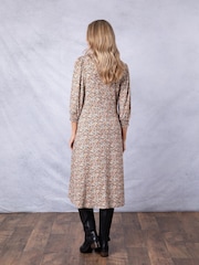 Lakeland Clothing Luella Floral Print Midi Dress - Image 5 of 9