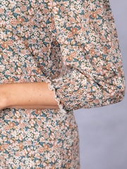 Lakeland Clothing Luella Floral Print Midi Dress - Image 6 of 9