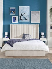 Aspire Furniture Natural Helix End Lift Ottoman Storage Bed - Image 3 of 5