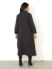 Live Unlimited Midaxikleid mit Kragen und Ärmeln mit Schlitzen - Bild 3 von 3