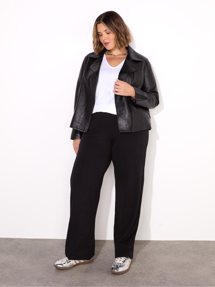 Live Unlimited Black Jersey Joggers - Image 2 of 4