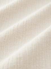 Neutral/Black 2 Pack Wide Leg Textured Trousers with Linen - Image 5 of 5