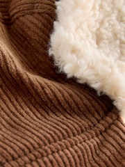 Rust Red Corduroy Trapper Hat (3mths-10yrs) - Image 3 of 3
