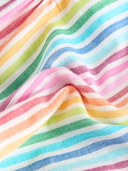 Stripe Rainbow Shorts and Shirt Set (3mths-7yrs) - Image 3 of 4