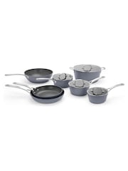 Laura Ashley Dark Slate 7 Piece Suprior Non Stick Cookware Set - Image 4 of 4