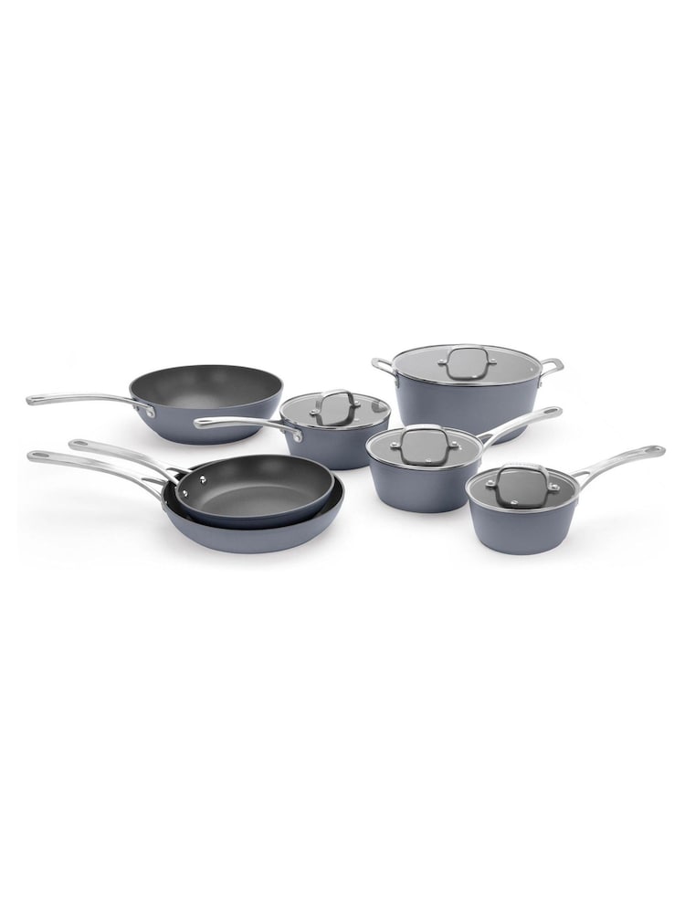 Laura Ashley Dark Slate 7 Piece Suprior Non Stick Cookware Set - Image 4 of 4