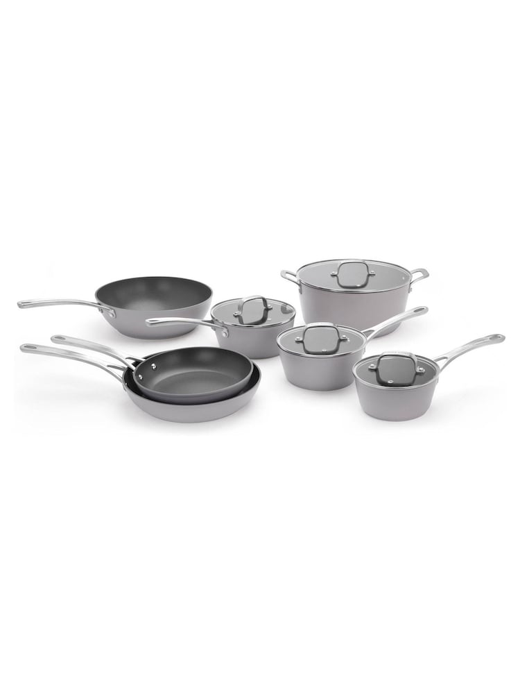 Laura Ashley Sage Leaf 7 Piece Suprior Non Stick Cookware Set - Image 4 of 4