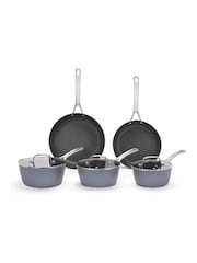 Laura Ashley Dark Slate 5 Piece Superior Non Sitck Cookware Set - Image 4 of 4