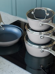 Laura Ashley Dark Dove Grey 5 Piece Superior Non Sitck Cookware Set - Image 2 of 4