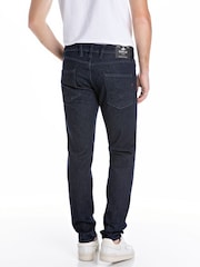Replay Rinse Powerstretch Straight Fit Grover Stretch Jeans - Image 2 of 3