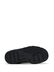 Clarks Black Leather Standard Fit (F) Younger Boys Lorcam Edge Shoes - Image 7 of 7
