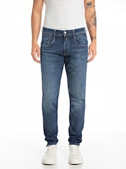 Replay Denim Dark Blue Slim Fit Anbass 573 Eco Plus Jeans - Image 1 of 3