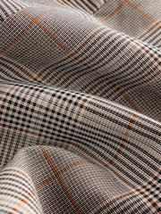 Brown Single Breasted Check Blazer - Image 7 of 8