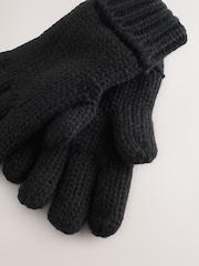 Black Hat Gloves and Scarf Set (3-16yrs) - Image 4 of 4