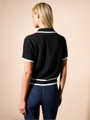 Star by Julien MacDonald Black Button Tipped Cardigan - Image 4 of 6