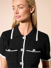 Star by Julien MacDonald Black Button Tipped Cardigan - Image 5 of 6