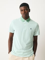 Ralph Lauren RLX Green Tour Pique Knit Polo Shirt - Image 1 of 4