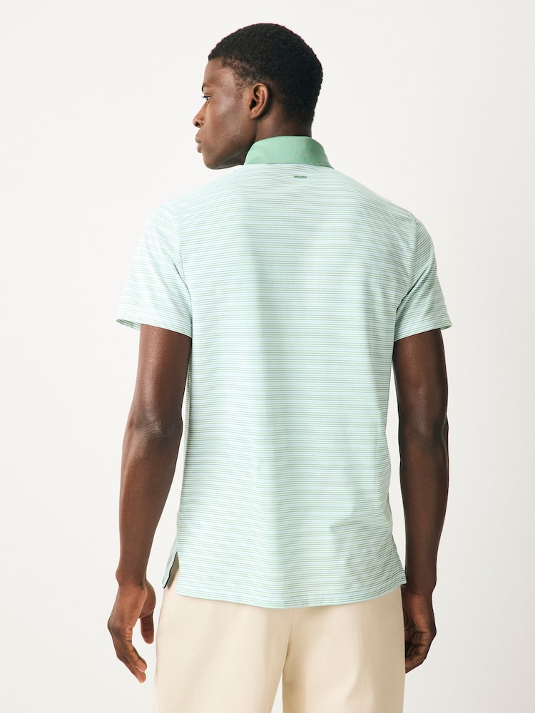 Ralph Lauren RLX Green Tour Pique Knit Polo Shirt - Image 2 of 4