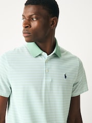 Ralph Lauren RLX Green Tour Pique Knit Polo Shirt - Image 3 of 4