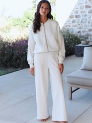 B by Ted Baker Cotton Blend Wide Leg Joggers - Image 1 of 4