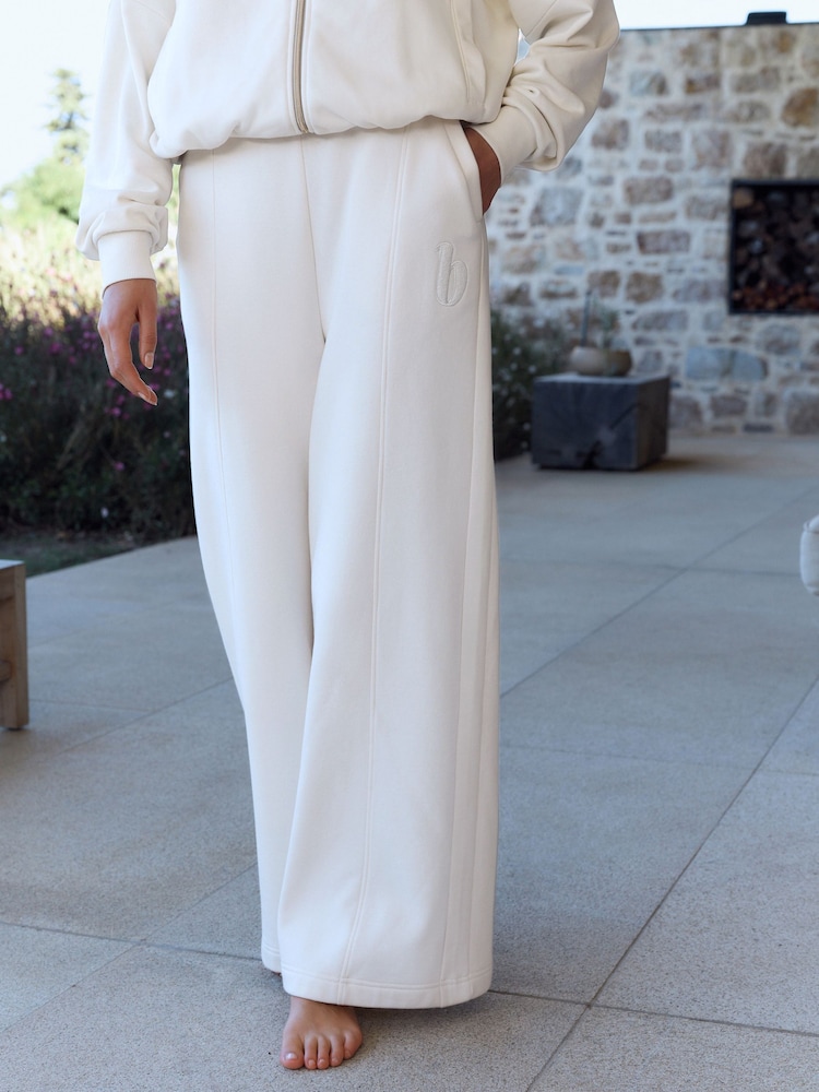 B by Ted Baker Cotton Blend Wide Leg Joggers - Image 2 of 4