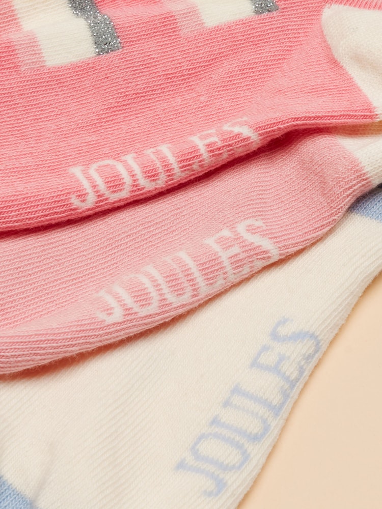 Joules Neat Feet Multi 5 Pack Socks - Image 3 of 3 Joules Neat Feet Multi 5 Pack Socks - Image 3 of 3
