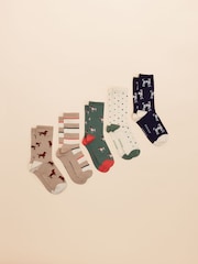 Joules Everyday 5 Pack Socks - Imagen 1 de 3
