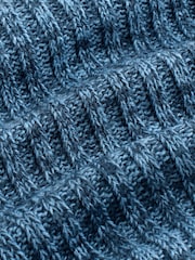 Blue Pom Beanie Hat & Snood 2 Piece Set (1-16yrs) - Image 3 of 4