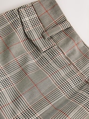 Castanho - Checked Wide Leg Trousers - Imagem 3 de 3