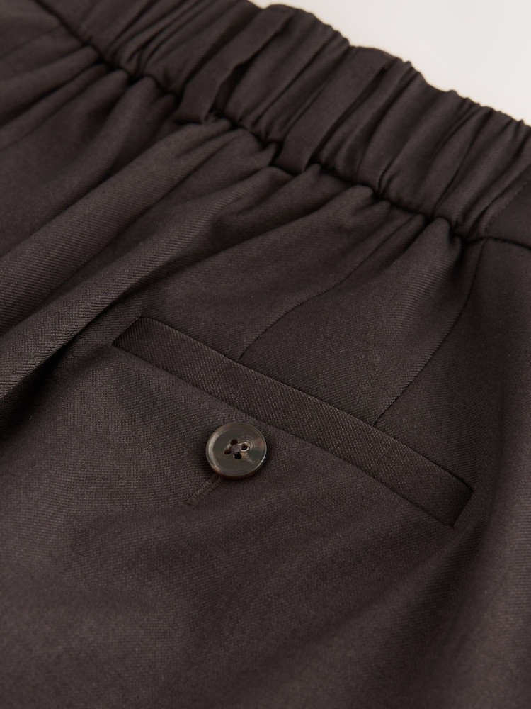 بني - Tapered Tailored Trousers - صورة 4 من 4