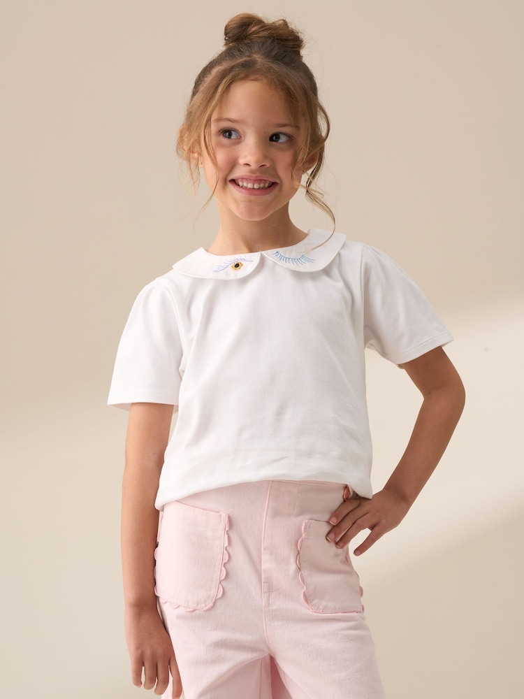 Angel & Rocket Heidi Peter Pan Collar T-Shirt - Imagen 1 de 7