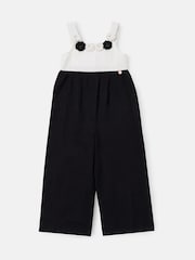 Angel & Rocket Black Illiana Crochet Linen Jumpsuit - Image 4 of 6