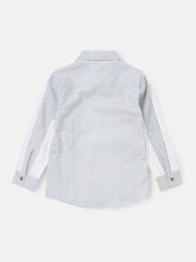 Temno modra - Angel & Rocket Chase oranžna Colour Block Smart 100% Cotton srajce - Slika 7 iz 8