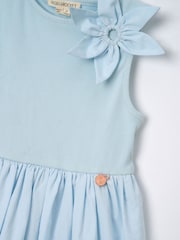 Angel & Rocket Blue Bubble Hem Corsage Dress - Image 6 of 6