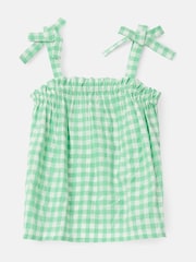 Angel & Rocket Connie gerimpelde top met gingham - Image 5 of 7