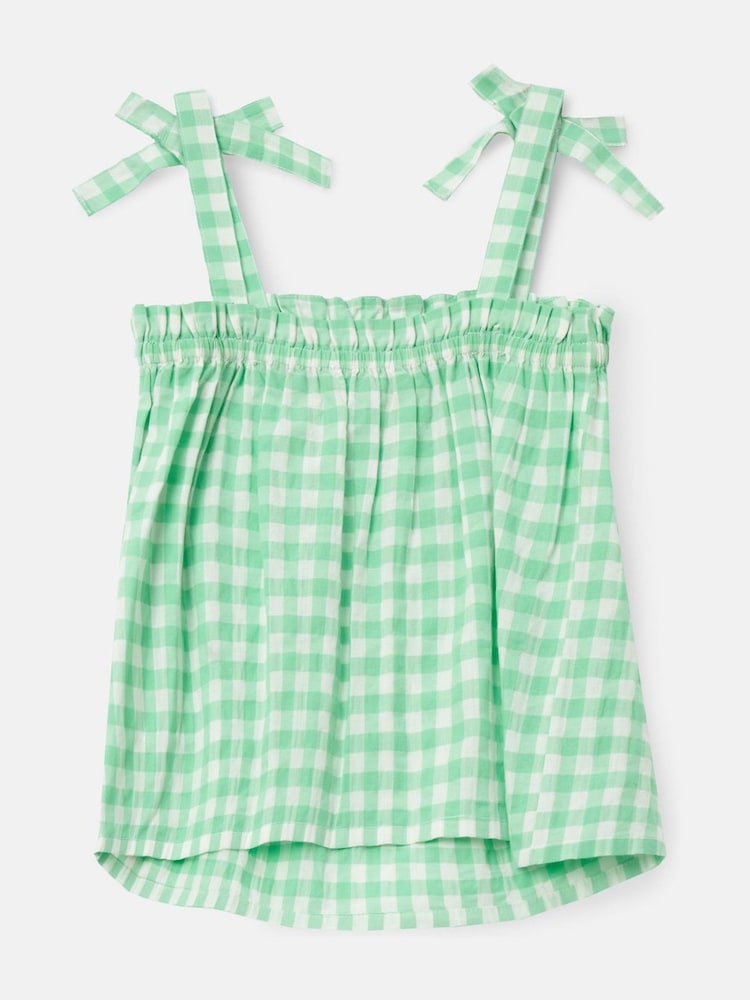 Angel & Rocket Connie gerimpelde top met gingham - Image 6 of 7