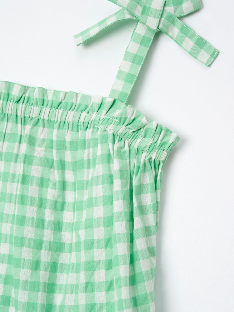 Angel & Rocket Connie gerimpelde top met gingham - Image 7 of 7