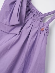 Angel & Rocket Purple Marnie Denim Corsage Swing Dress - Image 6 of 6