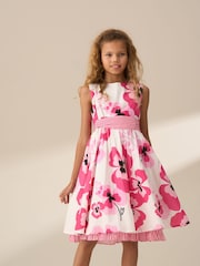 Angel & Rocket Pink Bella Printed Dress - Image 1 of 7