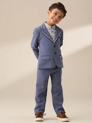 Angel & Rocket Blue Blake Smart Blazer - Image 3 of 16