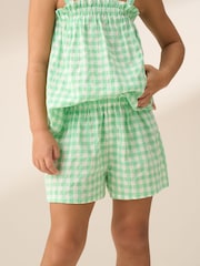 Angel & Rocket Green Connie Gingham Shorts - Image 1 of 7