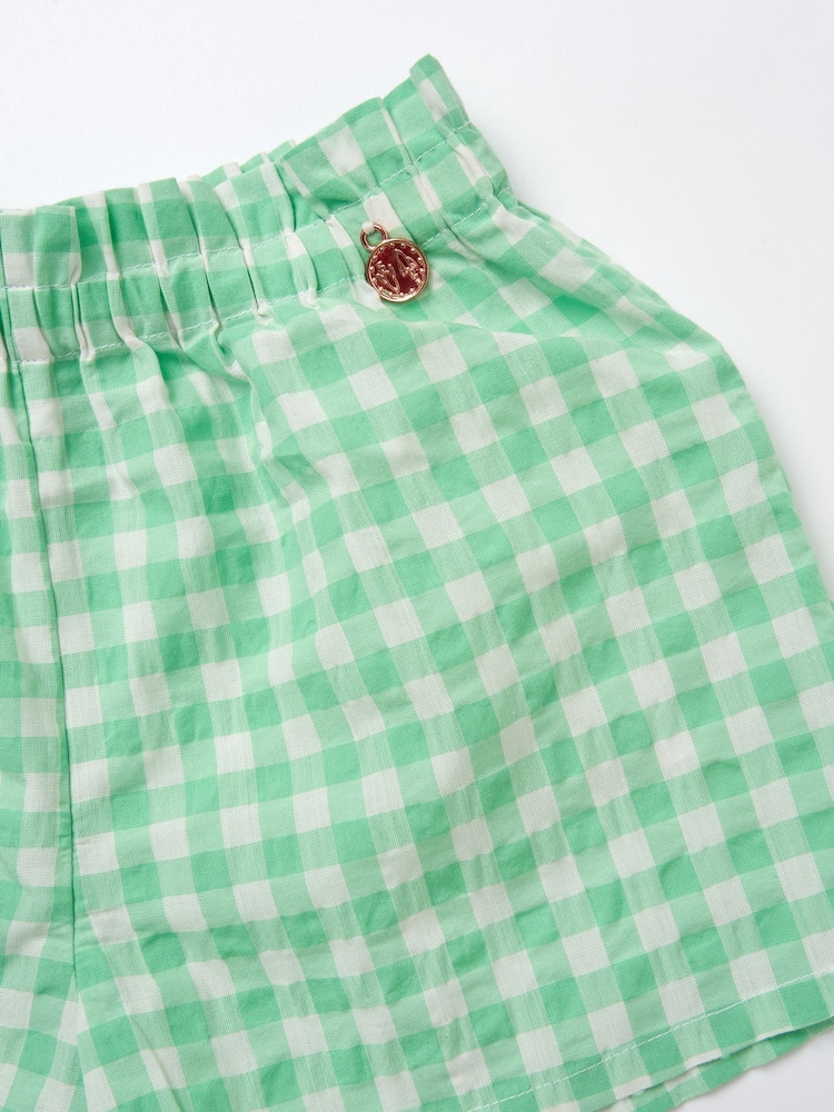 Angel & Rocket Green Connie Gingham Shorts - Image 7 of 7