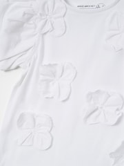Angel & Rocket Bloom Flower Applique T-Shirt - Imagen 6 de 6