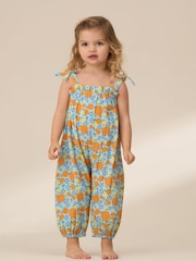 Angel & Rocket Carrie Double Cloth Fruit Print 100% Cotton Romper - Imagen 1 de 9