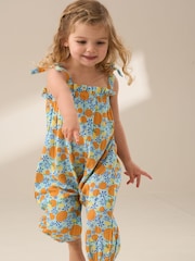 Angel & Rocket Carrie Double Cloth Fruit Print 100% Cotton Romper - Imagen 5 de 9